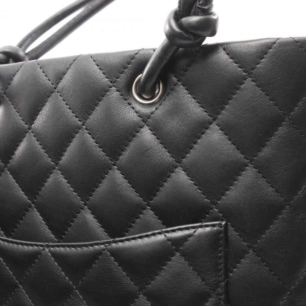 Chanel Black Leather Tote Bag (Pre-Owned)