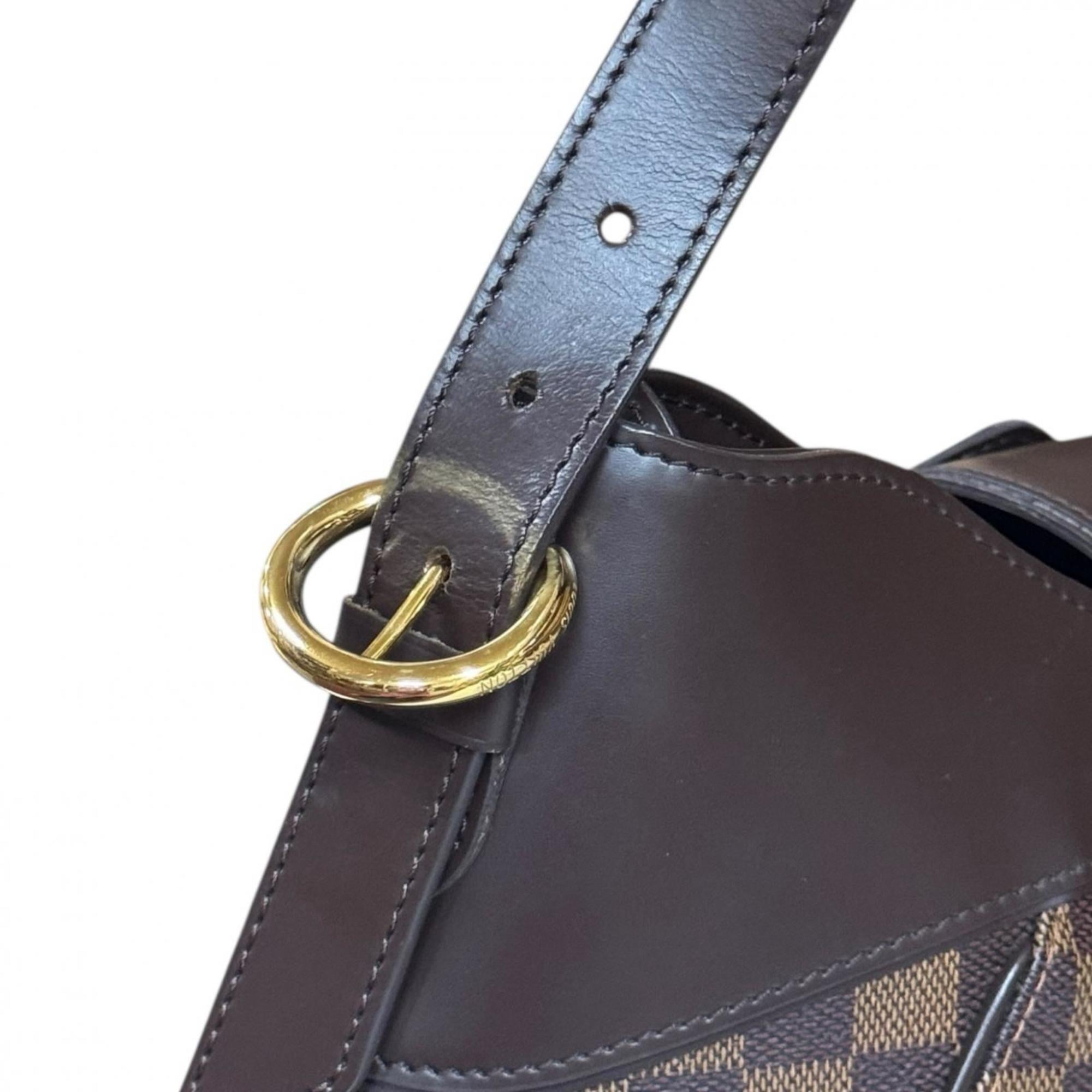 Louis Vuitton Damier Brown Damier Canvas Shoulder Bag (Pre-Owned)