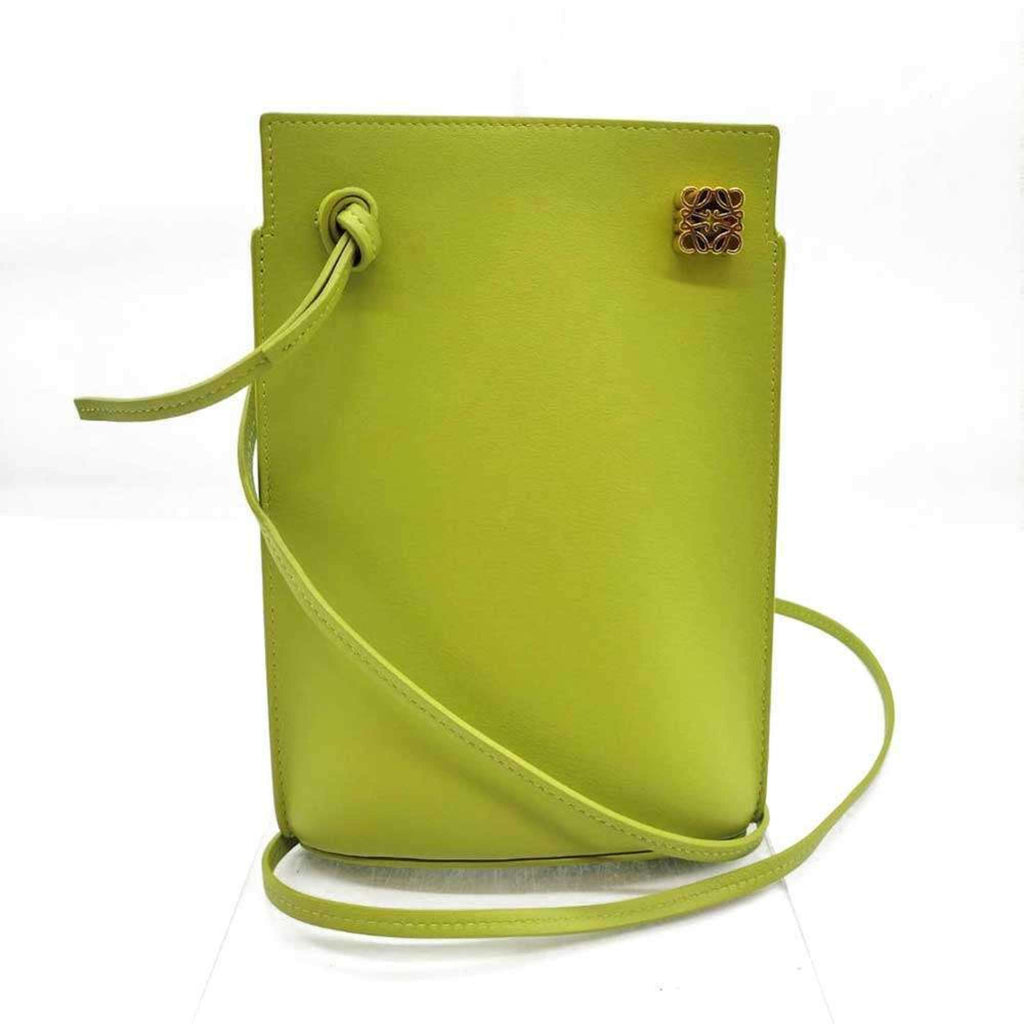 Loewe Green Leather Shoulder Bag (Pre-Owned)