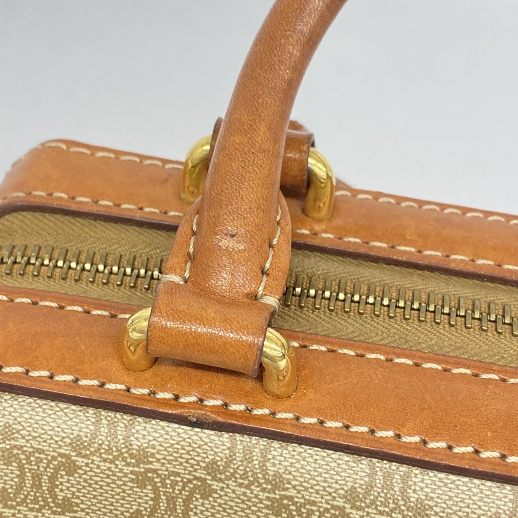 Celine Beige Pvc Handbag (Pre-Owned)