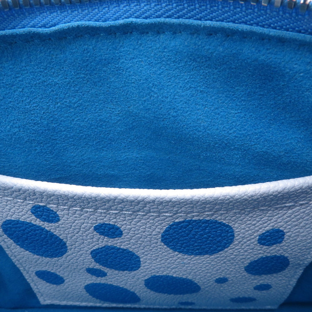 Louis Vuitton Yayoi Kusama Blue White Monogram Empreinte Handbag (Pre-Owned)