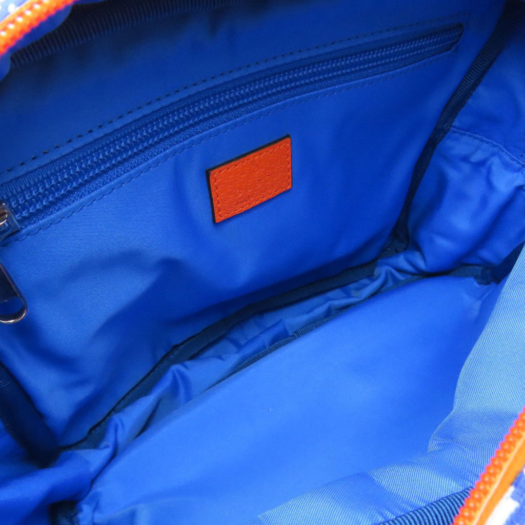 Gucci Blue Nylon Backpack (Pre-Owned)