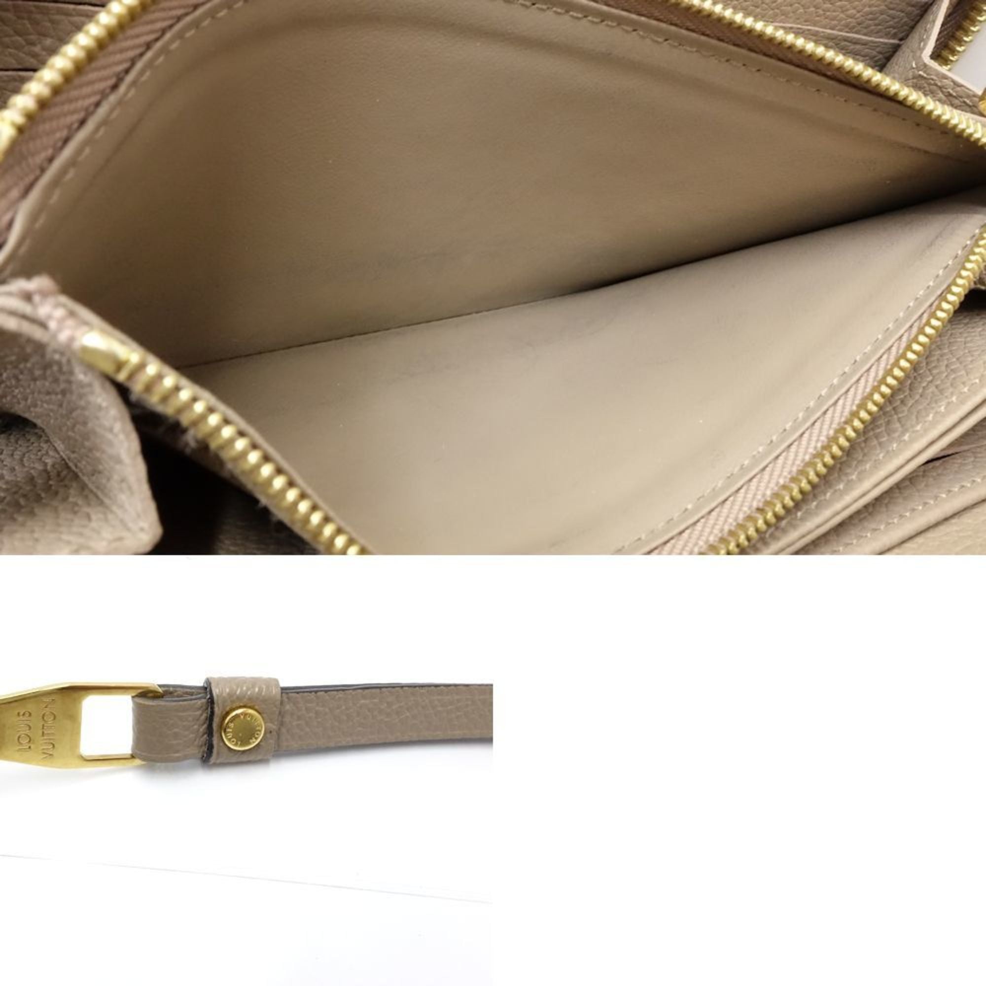 Louis Vuitton Monogram Bicolor Tourterelle Monogram Empreinte Long Wallet (Bi-Fold) (Pre-Owned)