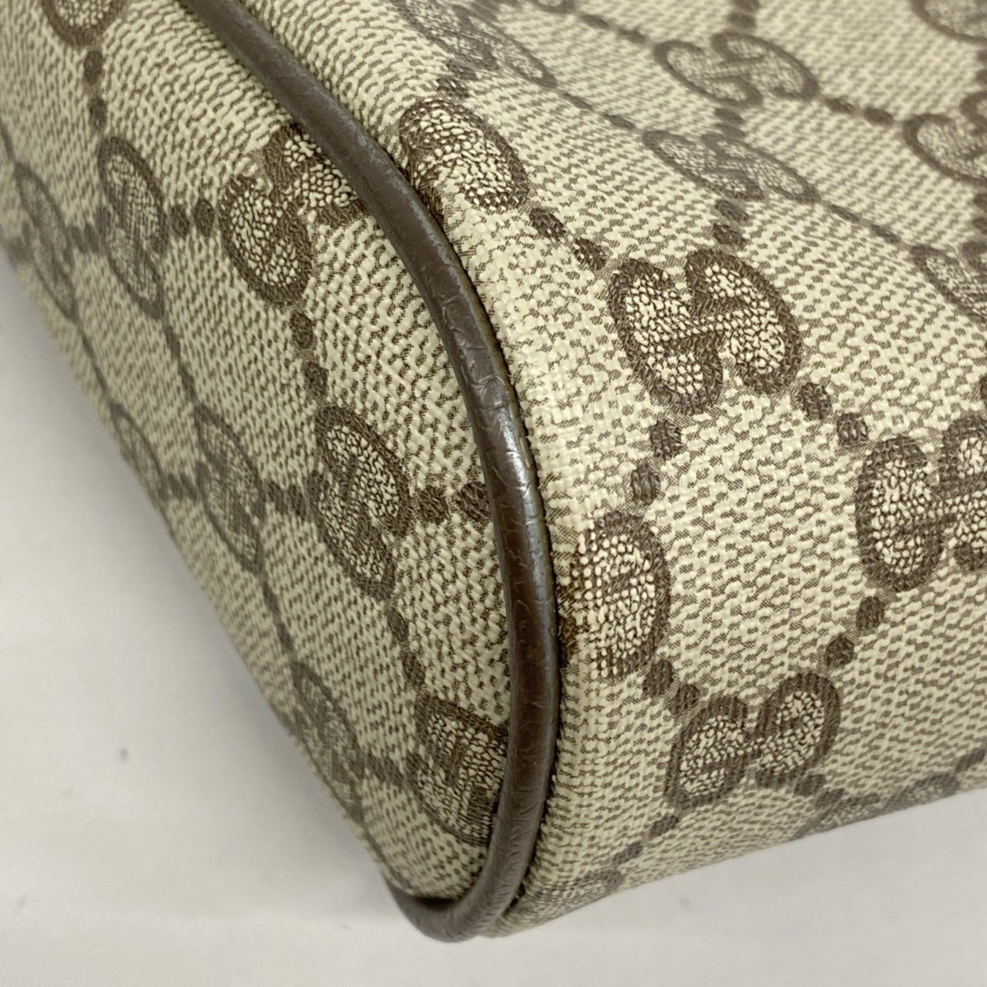 Gucci Brown Pvc Pouch (Pre-Owned)