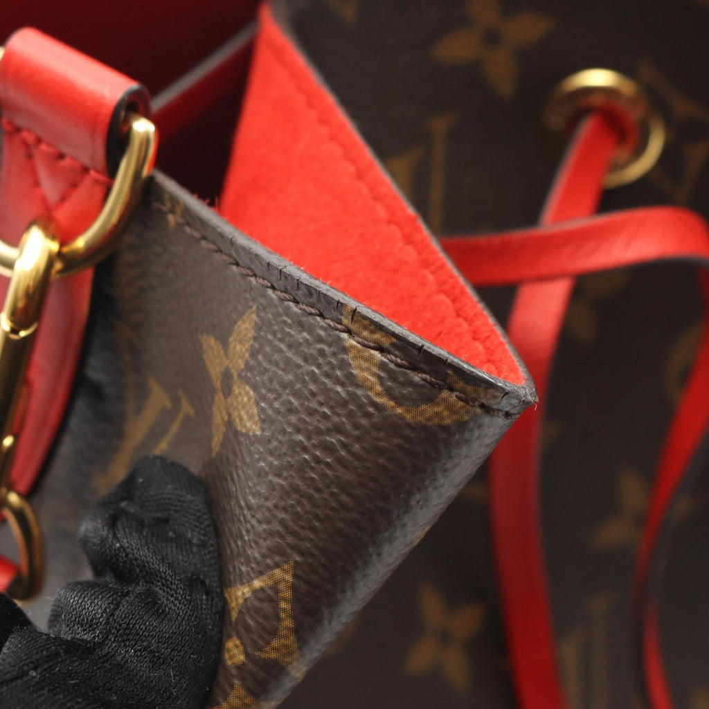 Louis Vuitton Brown Coquelicots Red Color Coated Canvas Monogram Pvc Leather Shoulder Bag (Pre-Owned)