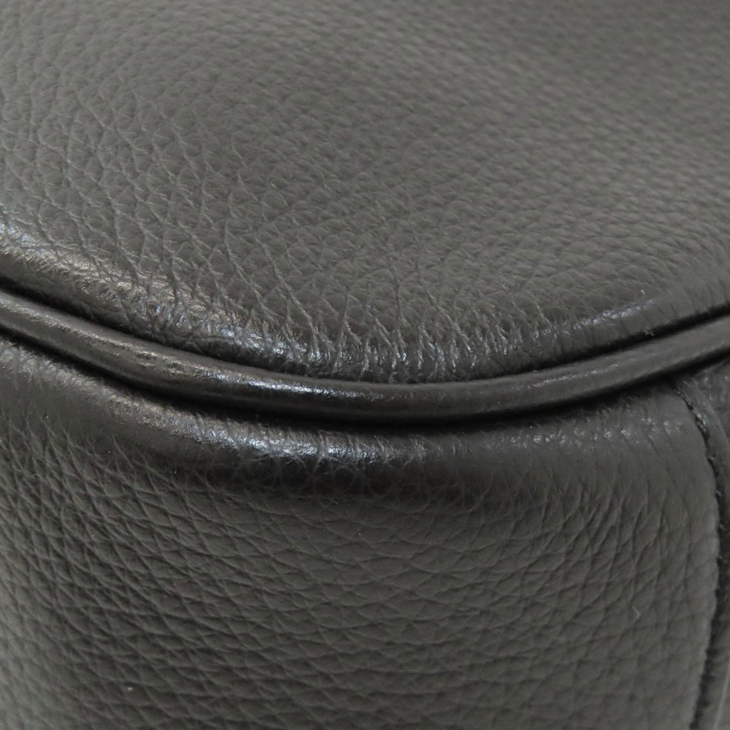Coach Black Leather Shoulder Bag (Pre-Owned)