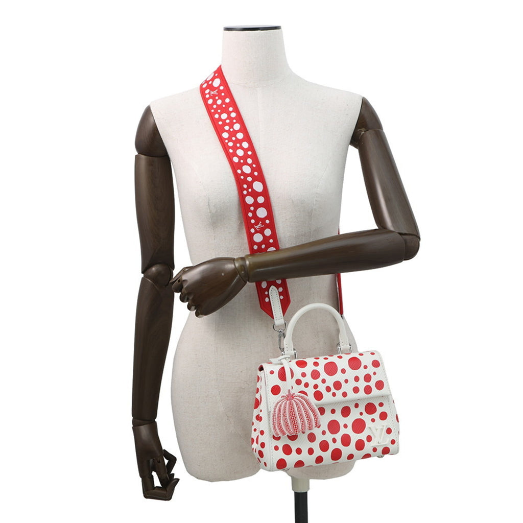 Louis Vuitton Blanc Rouge Epi Leather Handbag Shoulder Bag (Pre-Owned)