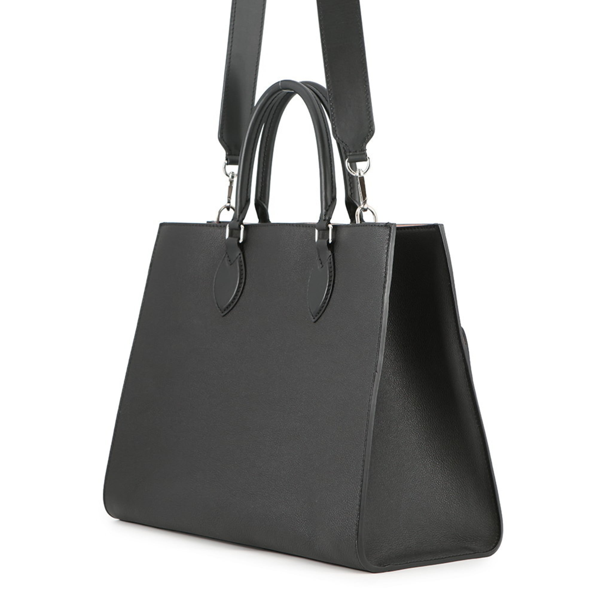 Louis Vuitton Black Noir Leather Handbag Shoulder Bag (Pre-Owned)