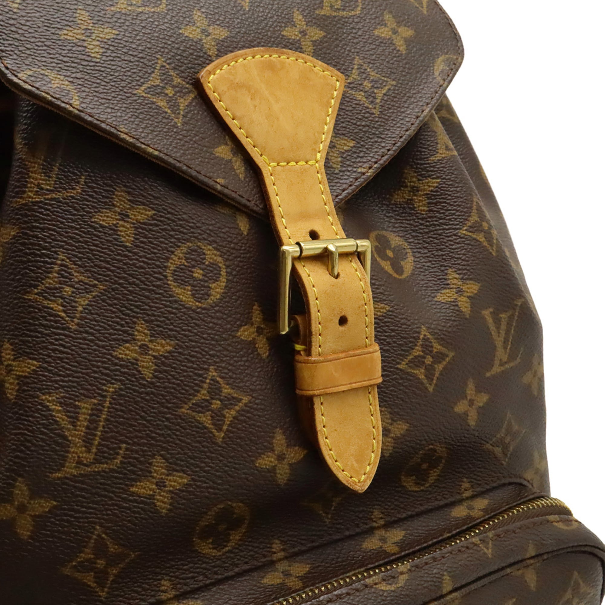 Louis Vuitton Monogram Brown Monogram Backpack Shoulder Bag (Pre-Owned)