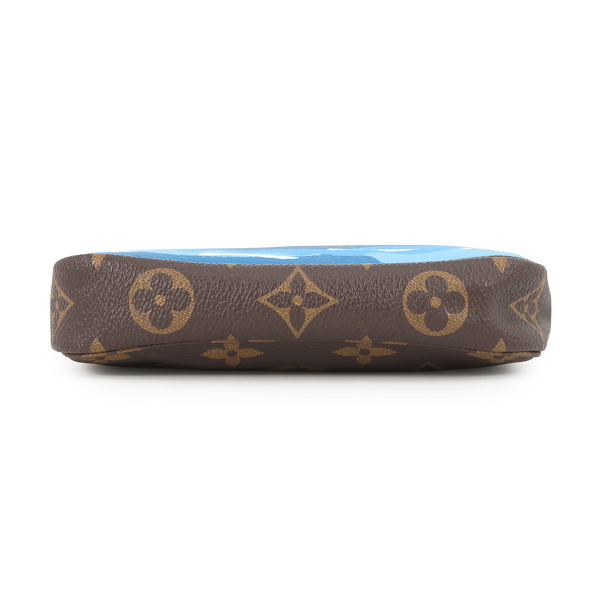 Louis Vuitton Monogram Blue Monogram Pochette Pouch (Pre-Owned)