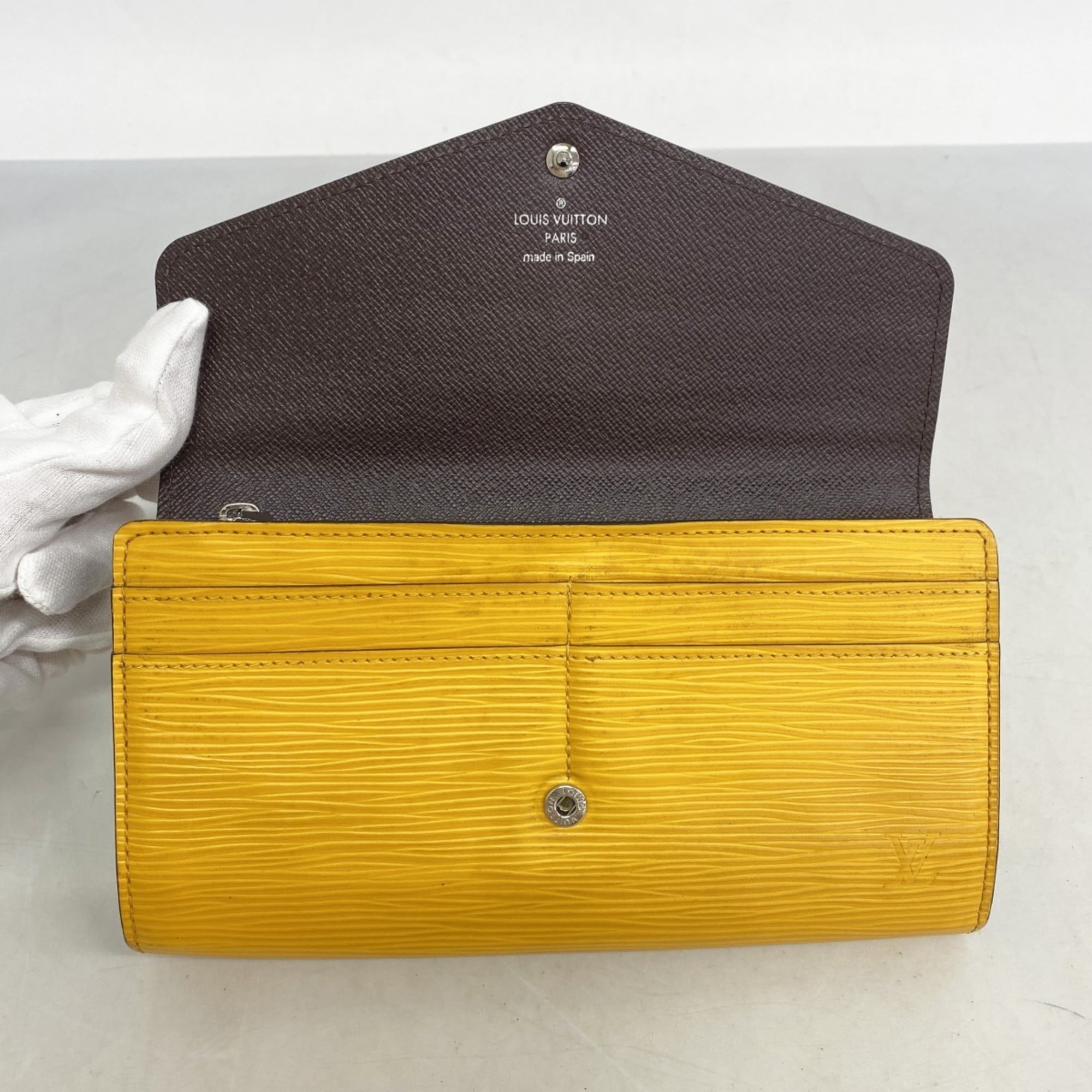 Louis Vuitton Mimosa Moka Long Wallet (Bi-Fold) (Pre-Owned)