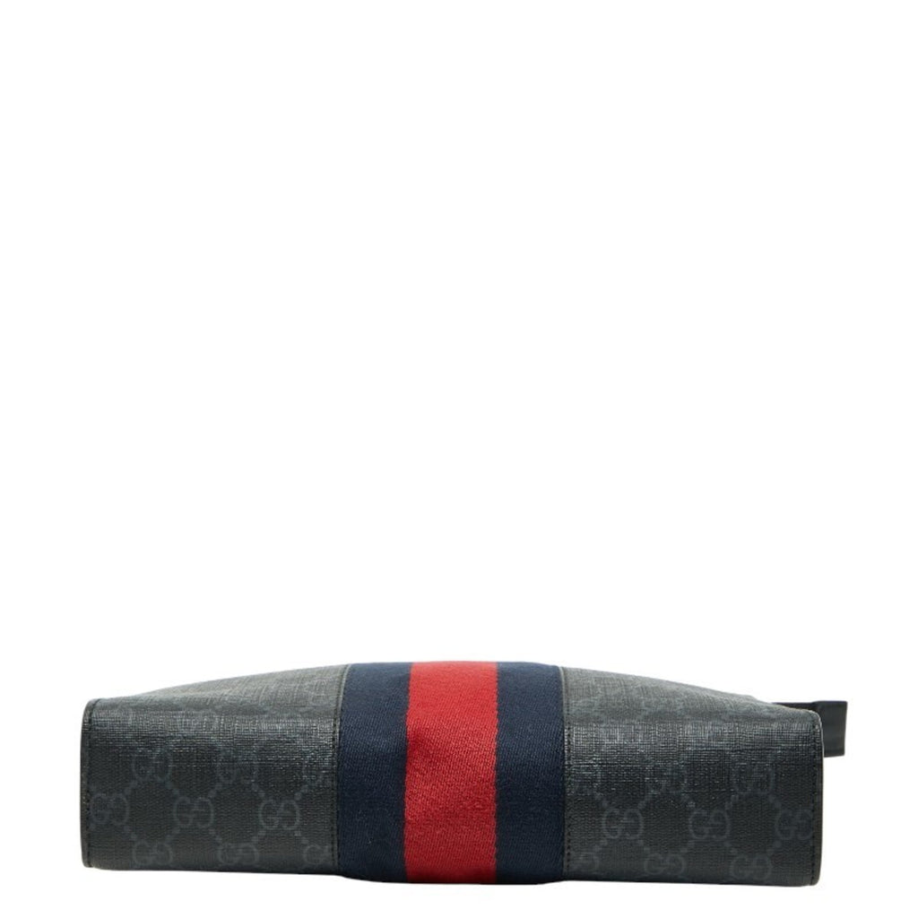 Gucci Black Multi-Color Pvc Leather Clutch Bag (Pre-Owned)