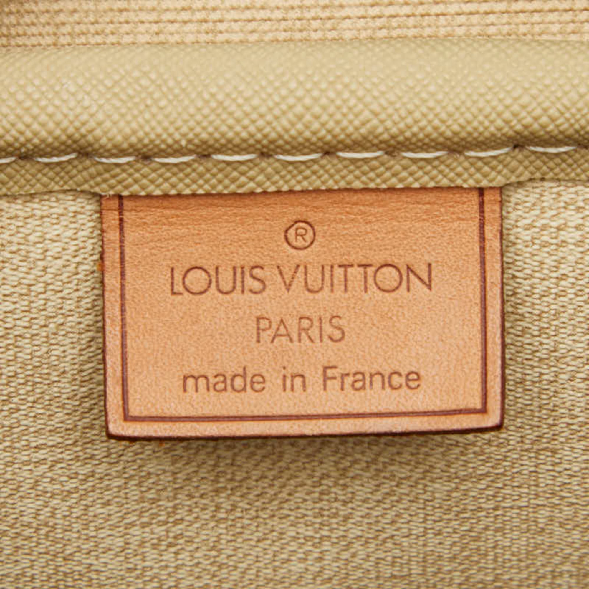 Louis Vuitton Brown Pvc Leather Handbag (Pre-Owned)