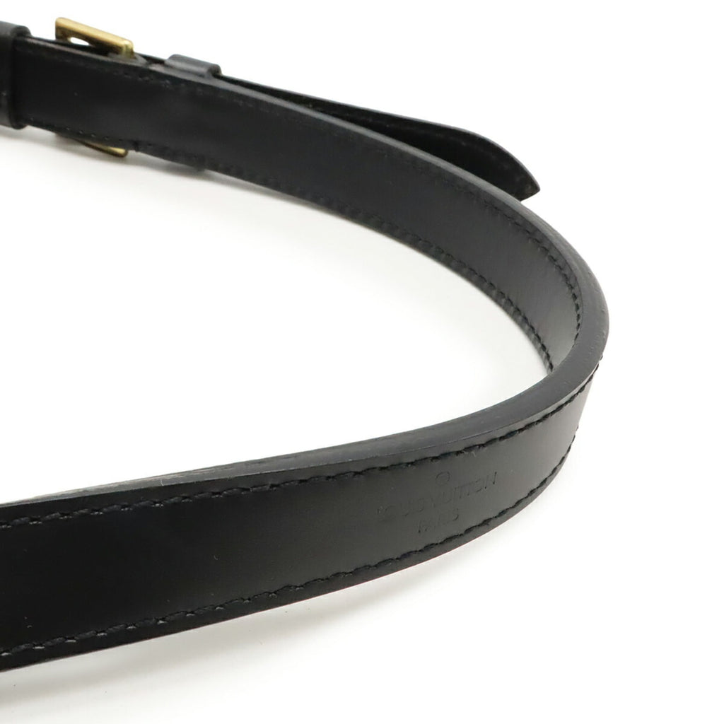 Louis Vuitton Black Noir Epi Leather Shoulder Bag (Pre-Owned)