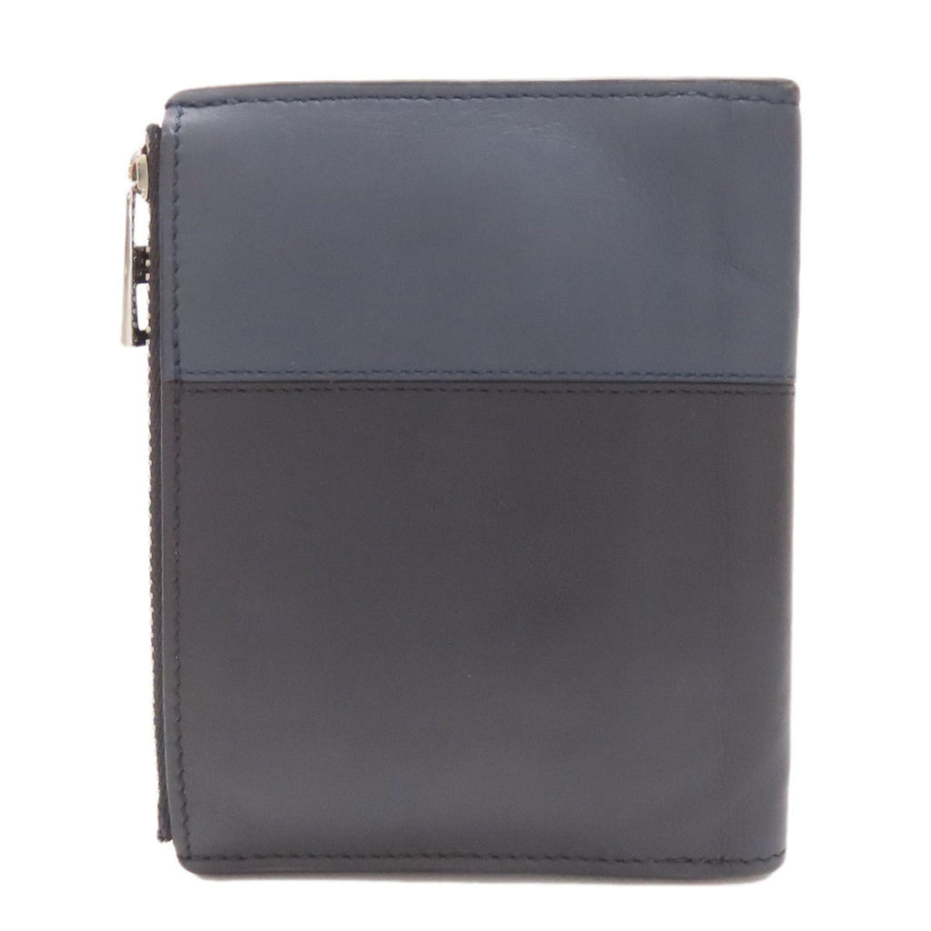 Loewe Black Navy Leather Wallet (Bi-Fold) (Pre-Owned)