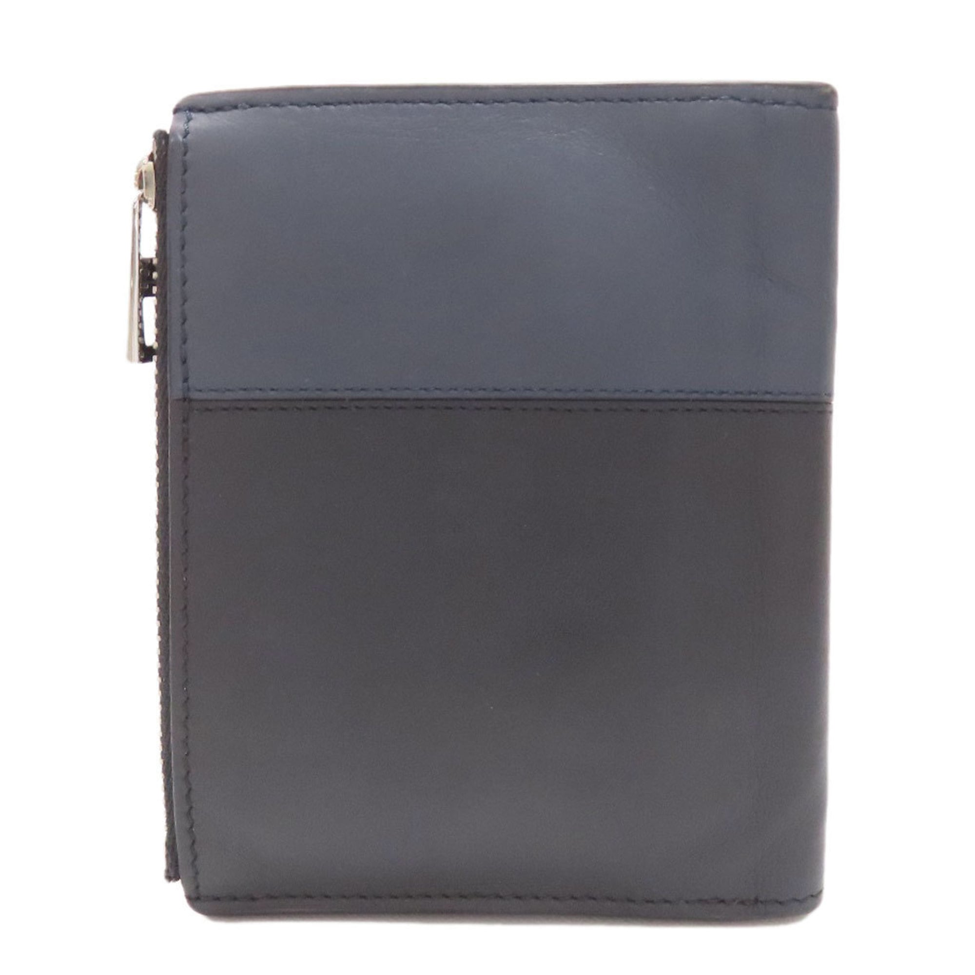 Loewe Black Navy Leather Wallet (Bi-Fold) (Pre-Owned)
