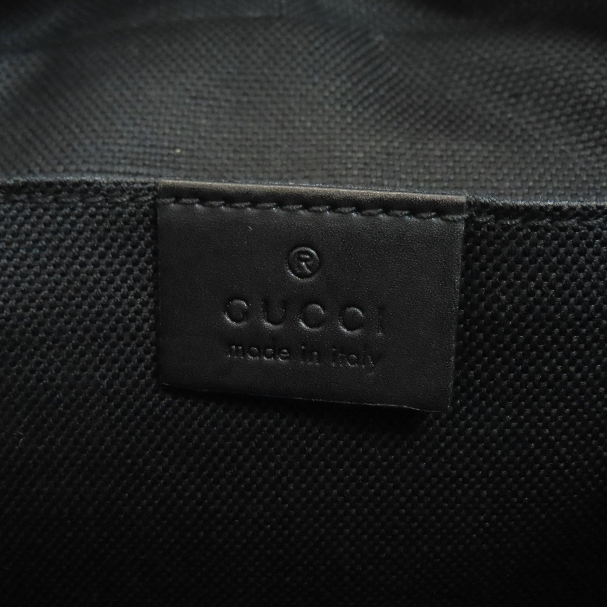 Gucci Black Pvc Shoulder Bag (Pre-Owned)