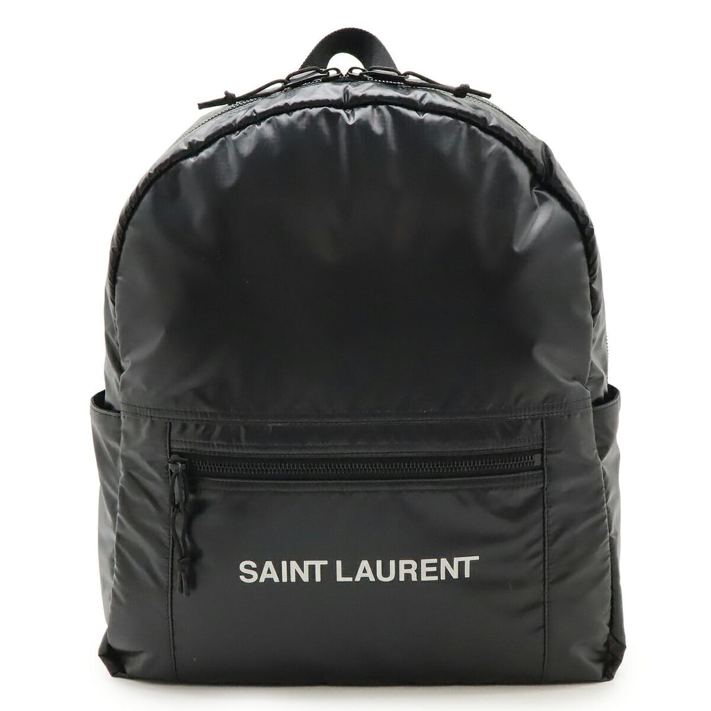 Yves Saint Laurent Black Nylon Backpack (Pre-Owned)