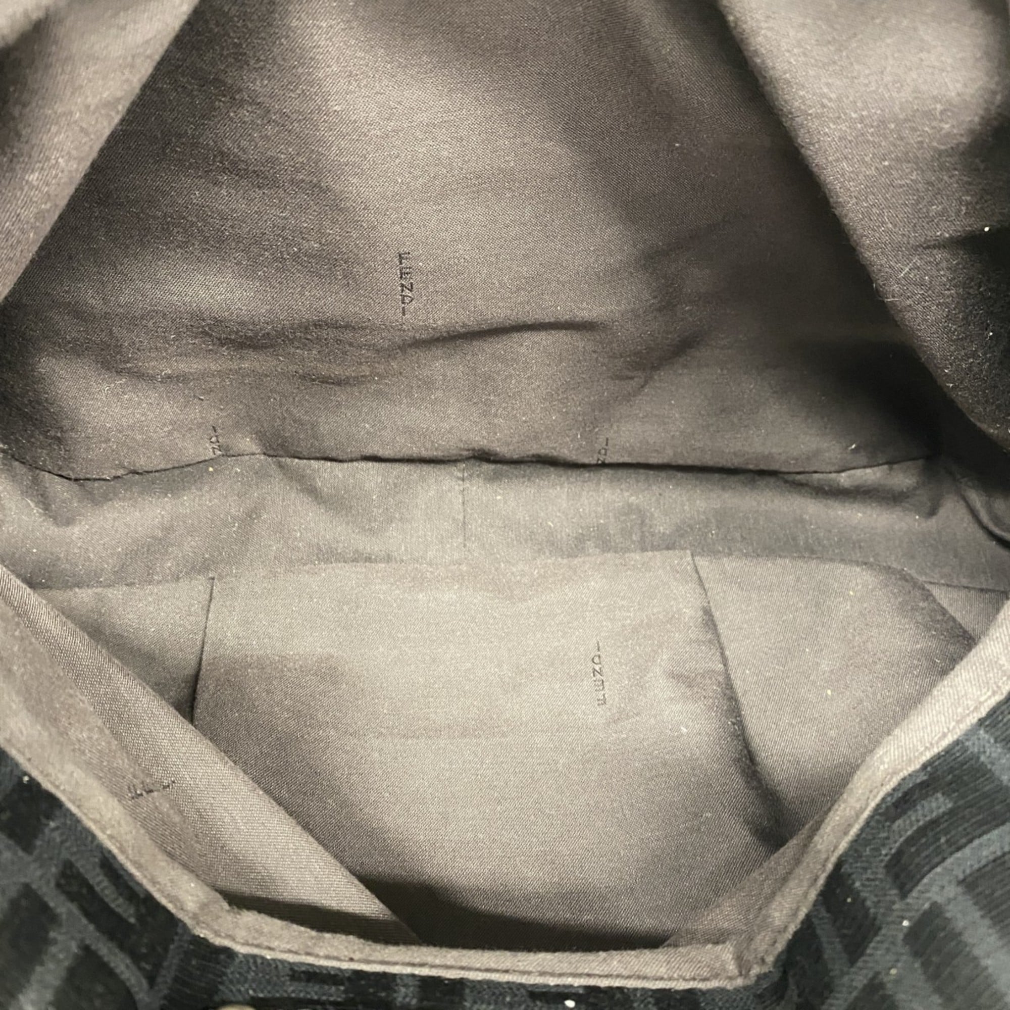 Fendi Black Nylon Canvas Tote Bag (Pre-Owned)