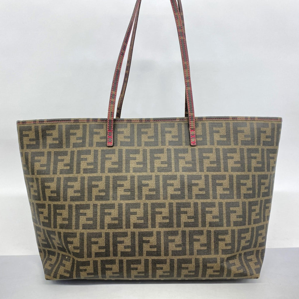 Fendi Brown Pvc Tote Bag (Pre-Owned)