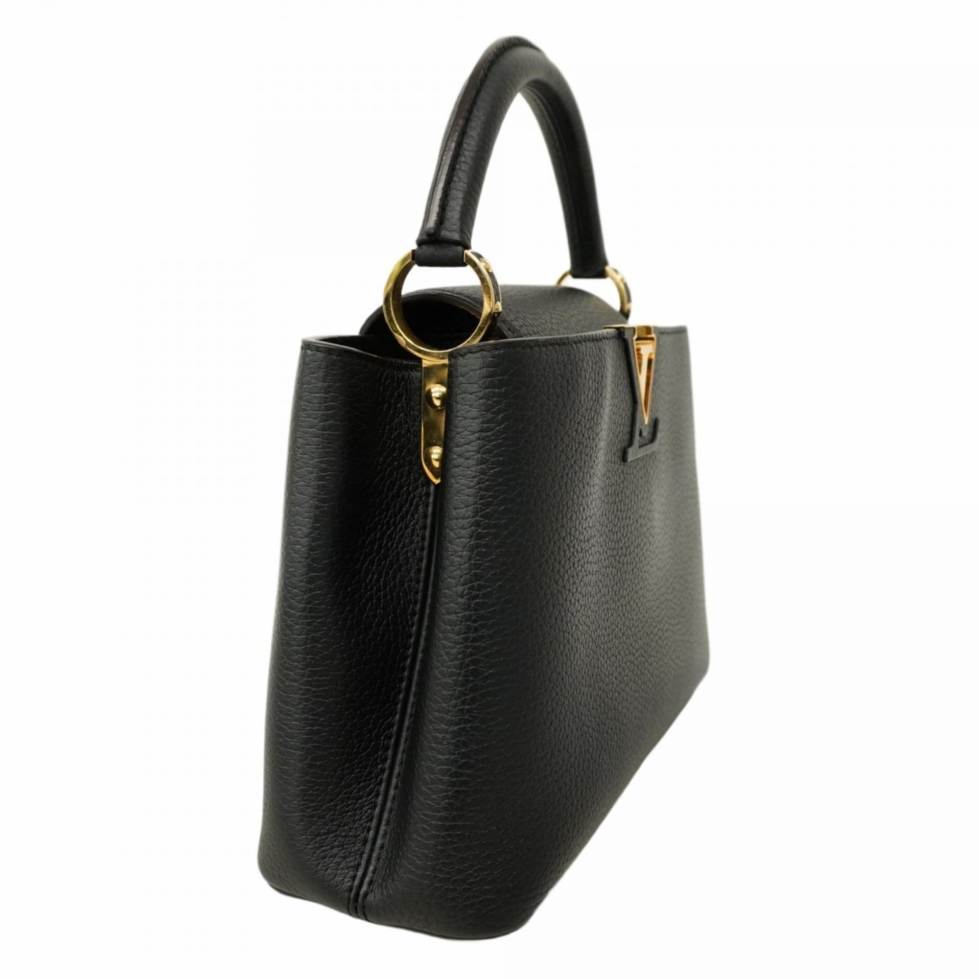 Louis Vuitton Noir Handbag (Pre-Owned)