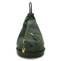 Loewe Anton Khaki Leather Backpack Pouch (Pre-Owned)