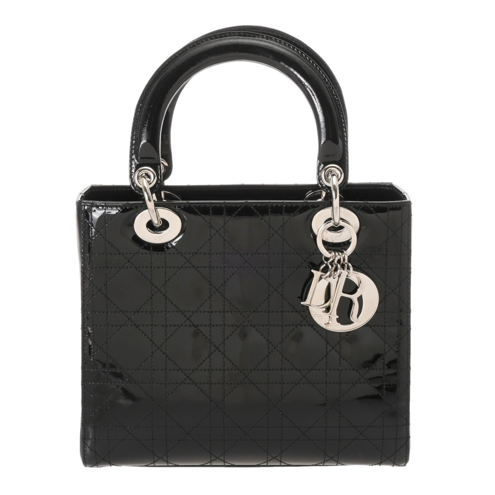 Christian Dior Black Leather Handbag (Pre-Owned)