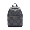 Louis Vuitton Black Damier Graphite Gray Coated Canvas Leather Backpack (Pre-Owned)
