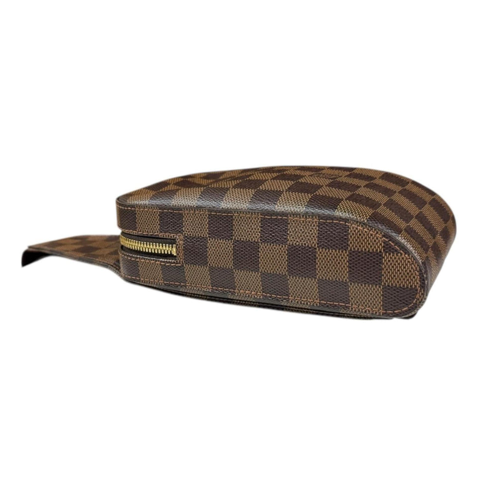Louis Vuitton Damier Brown Damier Canvas Fanny Pack Shoulder Bag Sling Bag (Pre-Owned)