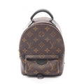 Louis Vuitton Black Brown Monogram Coated Canvas Monogram Pvc Leather Backpack (Pre-Owned)