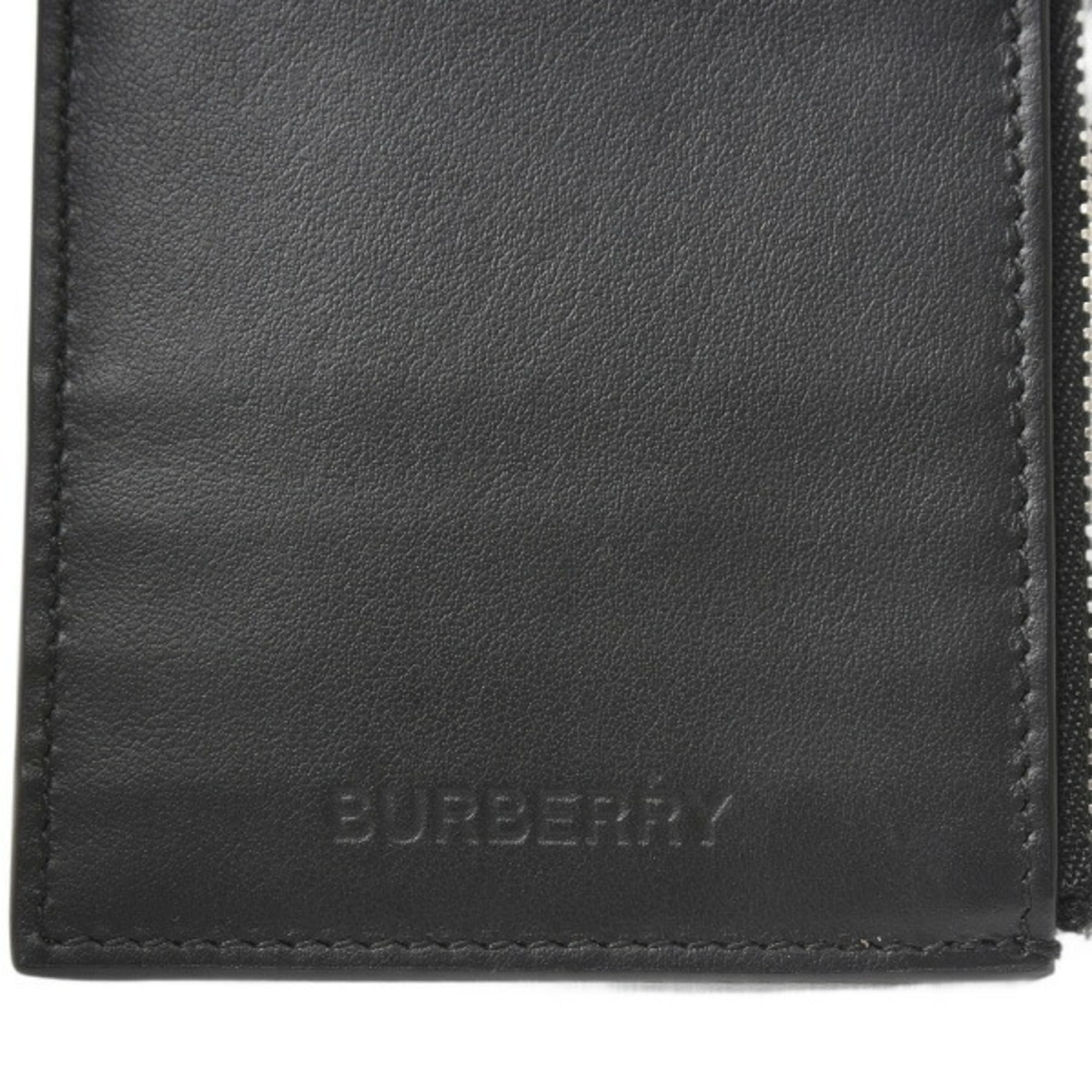 Burberry Black Leather Shoulder Bag (Pre-Owned)