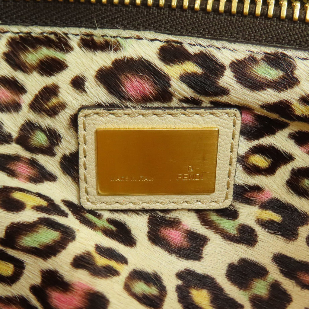 Fendi White Leather Handbag (Pre-Owned)