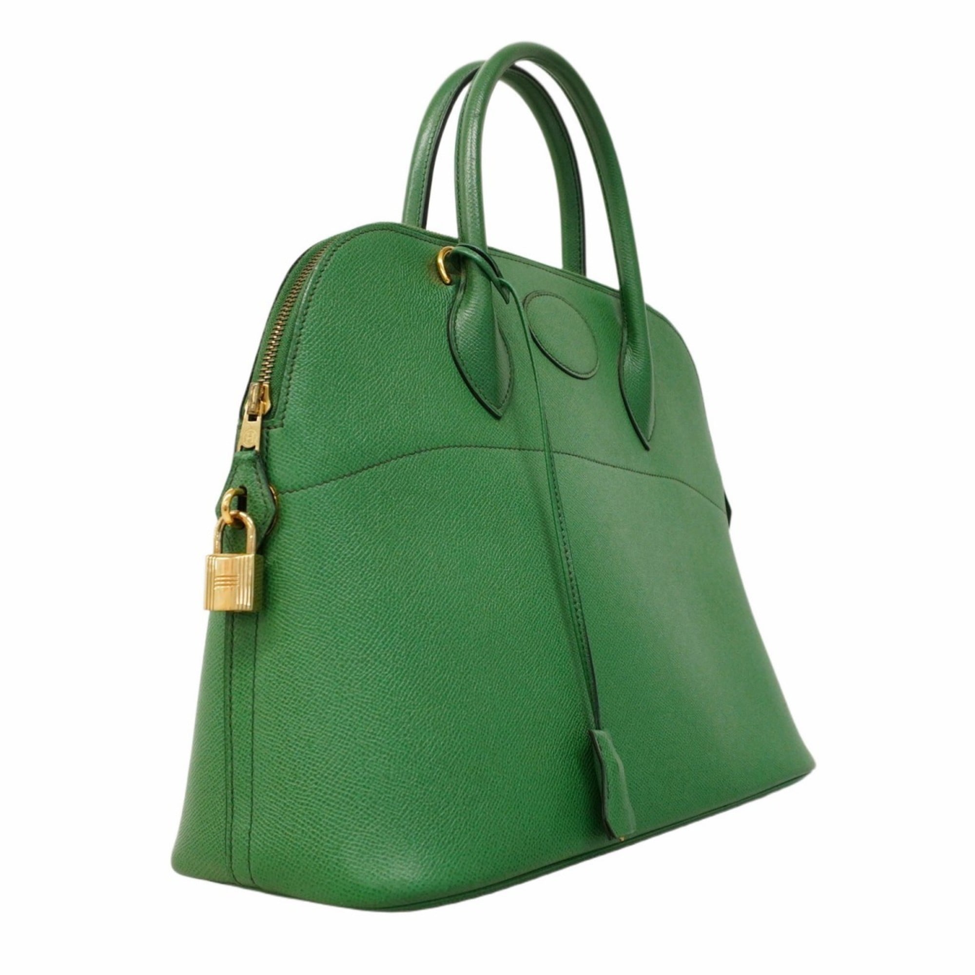 Hermes Bambou Courchevel Leather Handbag (Pre-Owned)