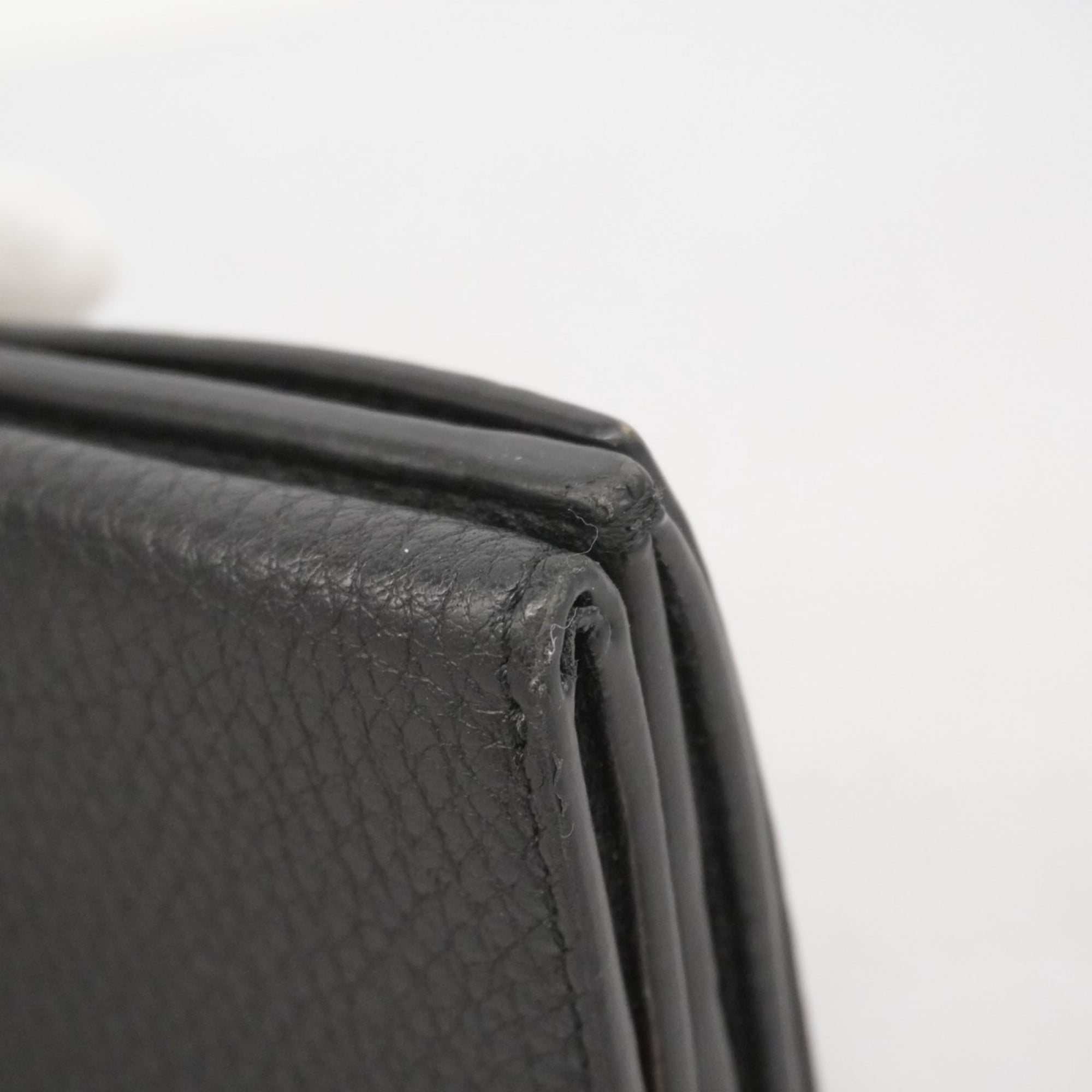 Fendi Black Leather Wallet (Tri-Fold) (Pre-Owned)