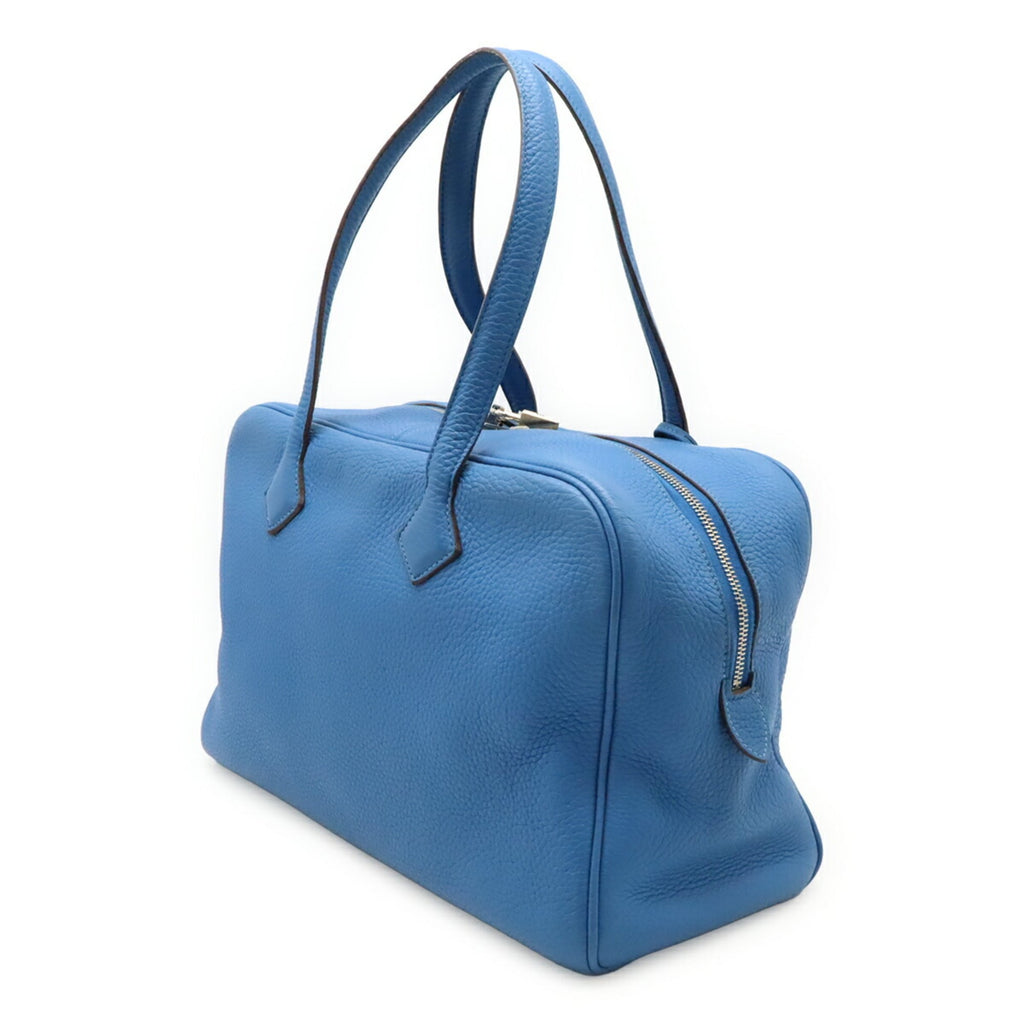 Hermes Blue Paradise Taurillon Clemence Leather Handbag Shoulder Bag (Pre-Owned)