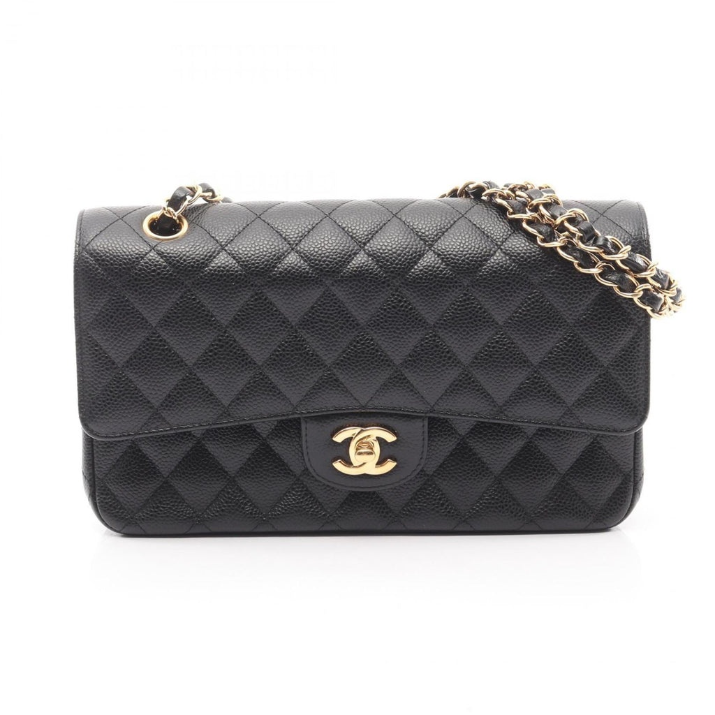 Chanel Black Leather Shoulder Bag (Pre-Owned)