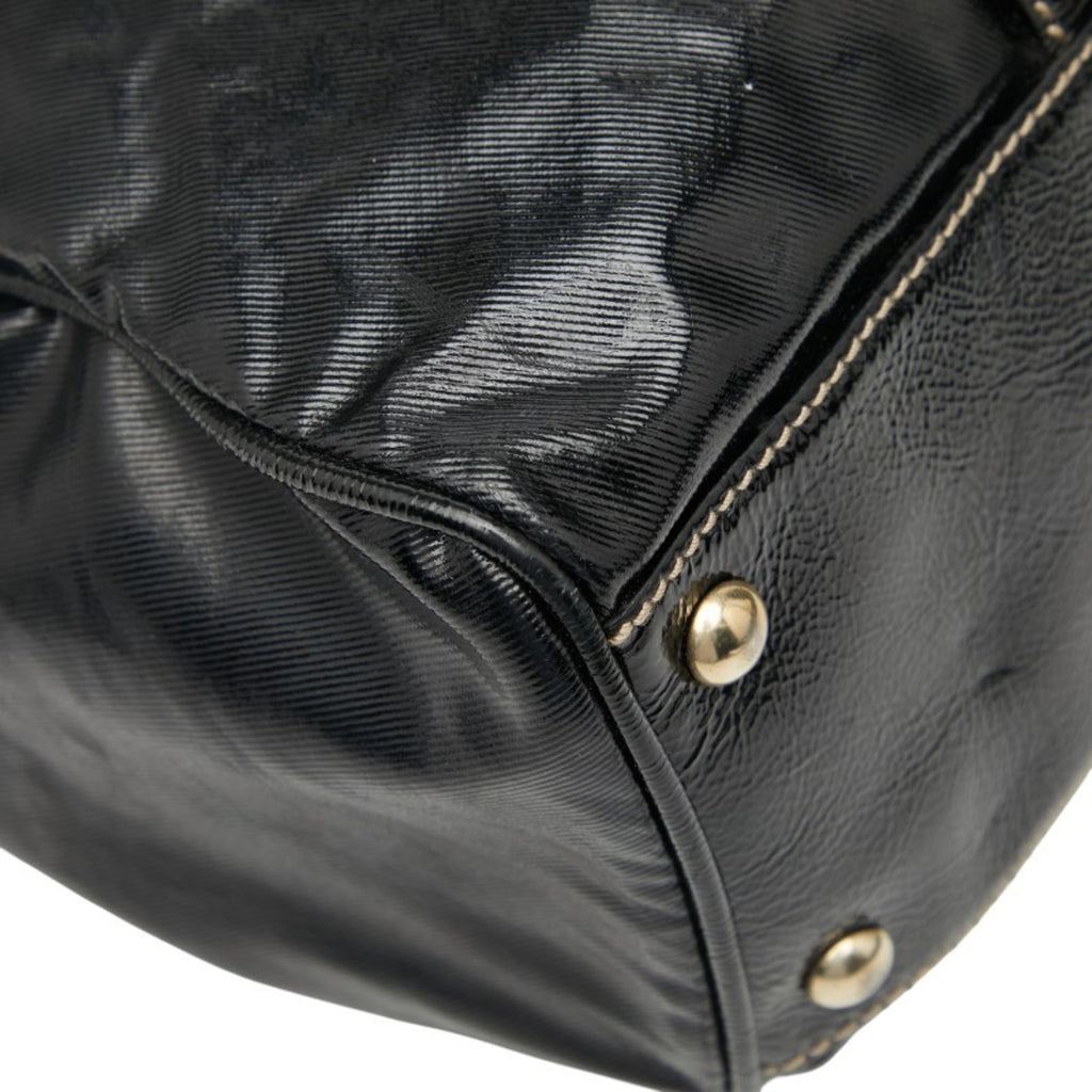 Gucci Black Leather Tote Bag (Pre-Owned)