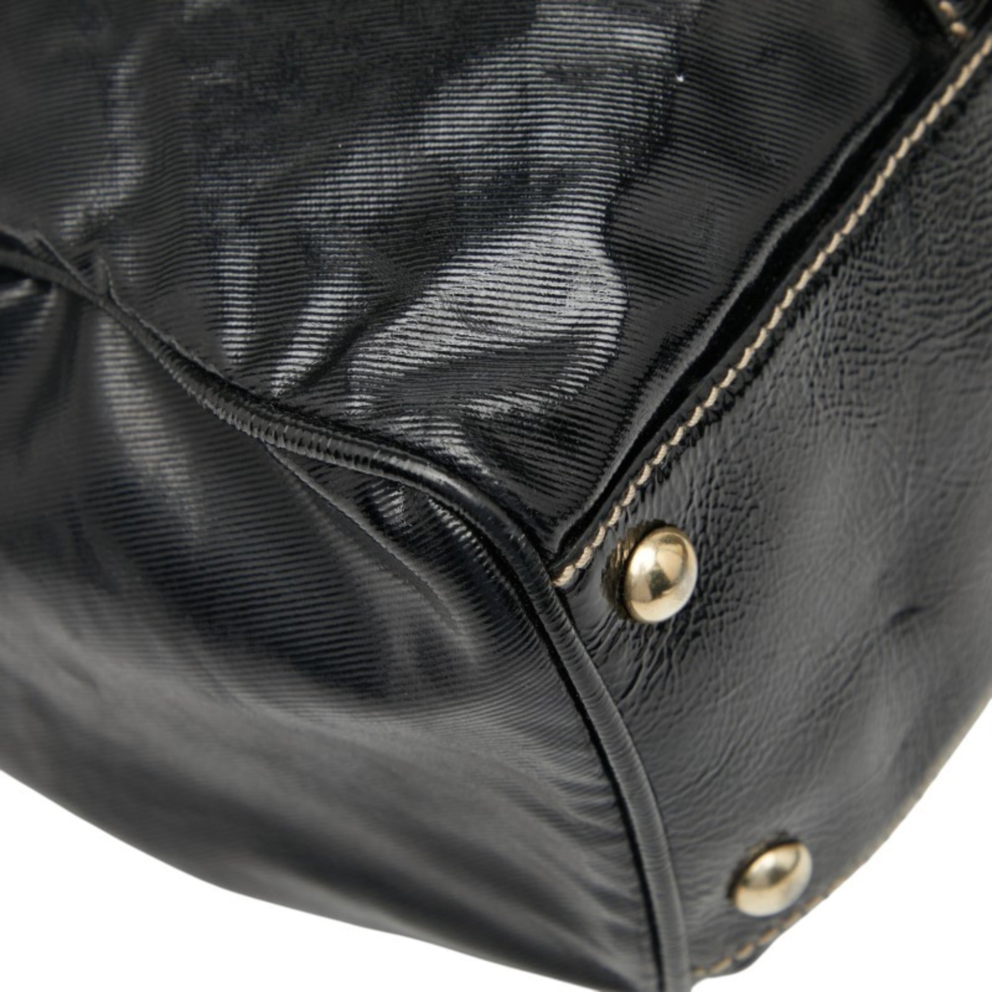 Gucci Black Leather Tote Bag (Pre-Owned)
