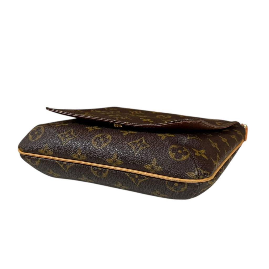 Louis Vuitton Brown Monogram Canvas Shoulder Bag (Pre-Owned)