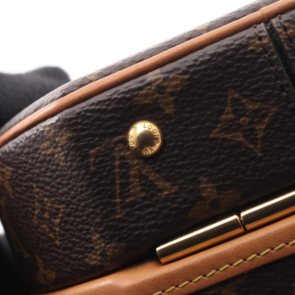 Louis Vuitton Brown Coated Canvas Monogram Pvc Leather Handbag (Pre-Owned)