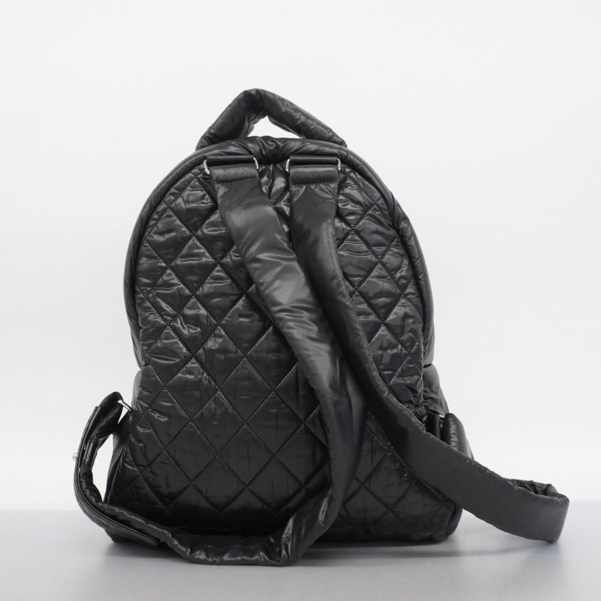 Chanel Black Nylon Backpack (Pre-Owned)