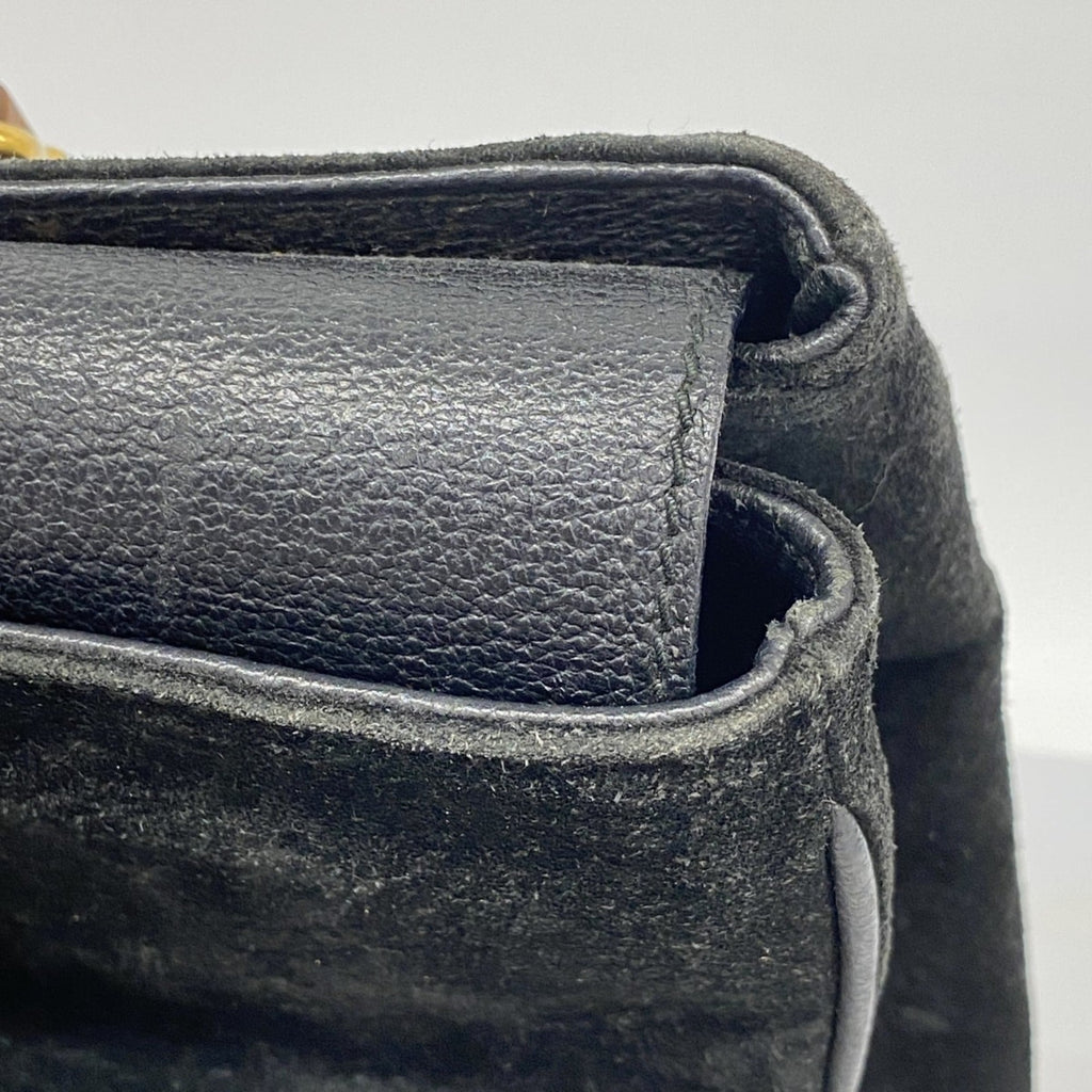 Gucci Black Suede Handbag (Pre-Owned)