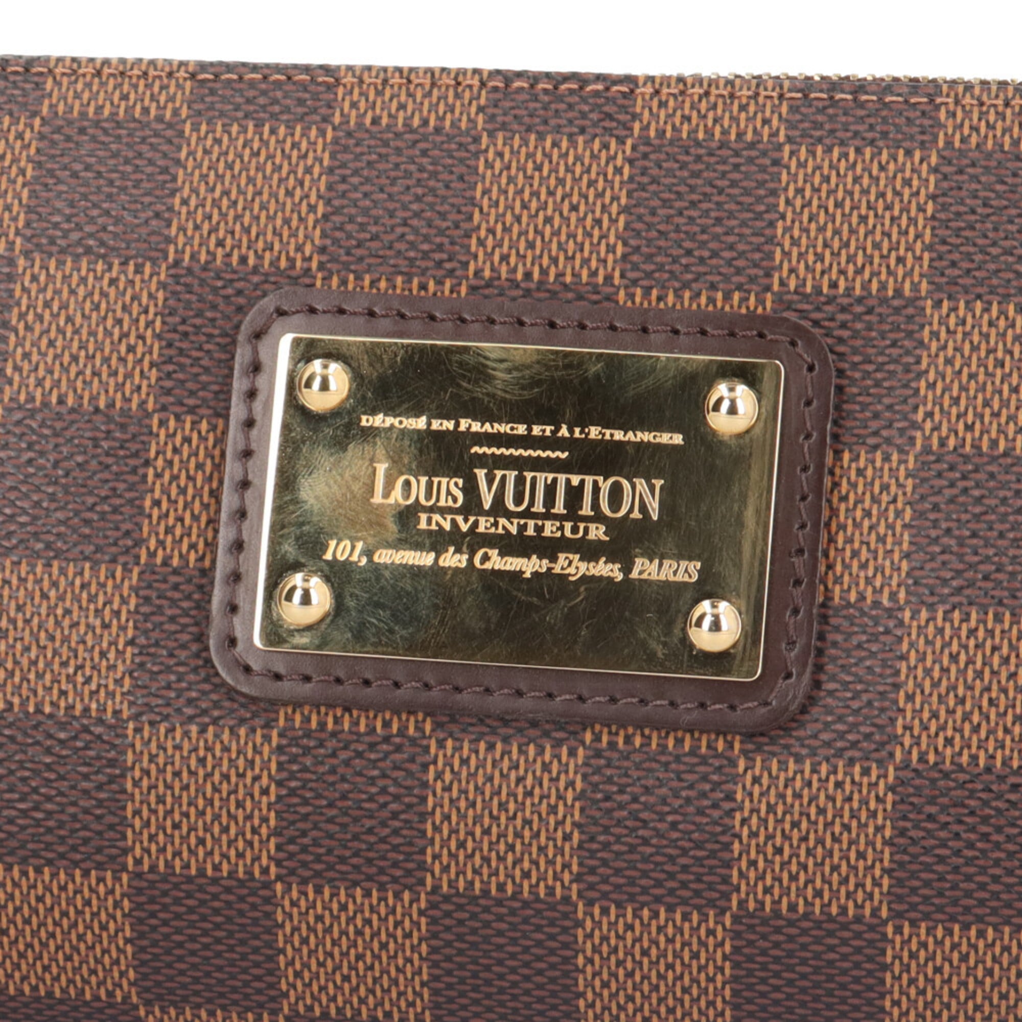 Louis Vuitton Brown Damier Canvas Handbag (Pre-Owned)