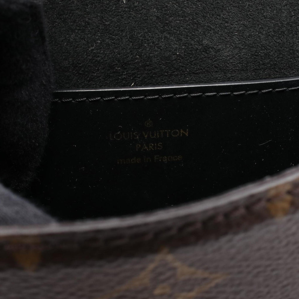 Louis Vuitton Black Brown Monogram Reverse Coated Canvas Leather Handbag (Pre-Owned)