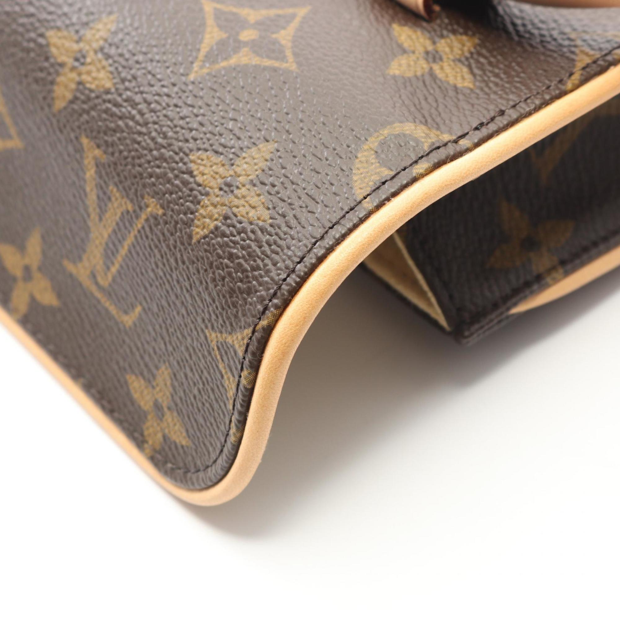 Louis Vuitton Brown Coated Canvas Pvc Monogram Leather Fanny Pack (Pre-Owned)