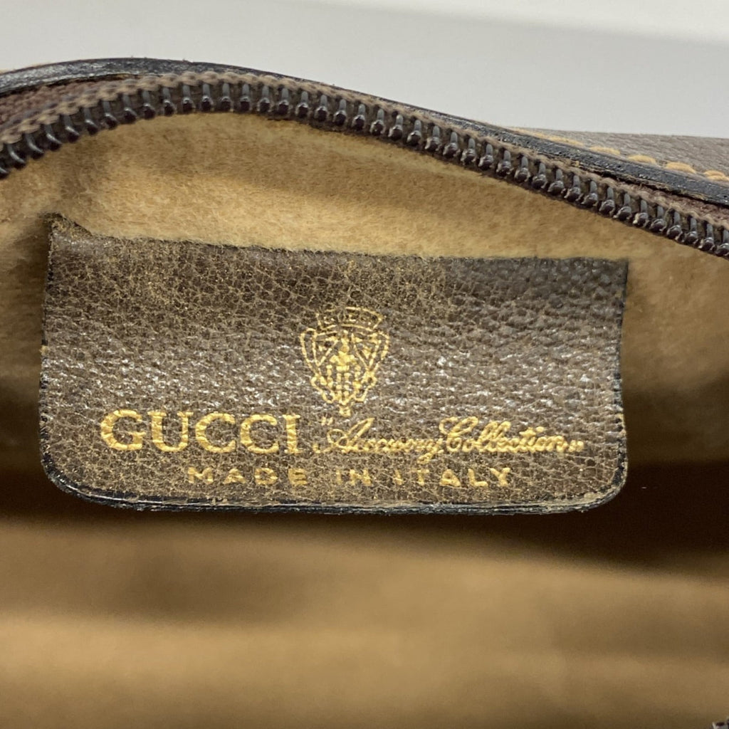 Gucci Brown Pvc Pouch (Pre-Owned)