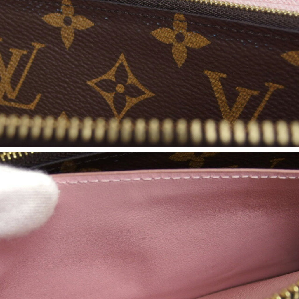 Louis Vuitton Brown Pink Rose Ballerine Monogram Canvas Long Wallet (Bi-Fold) (Pre-Owned)