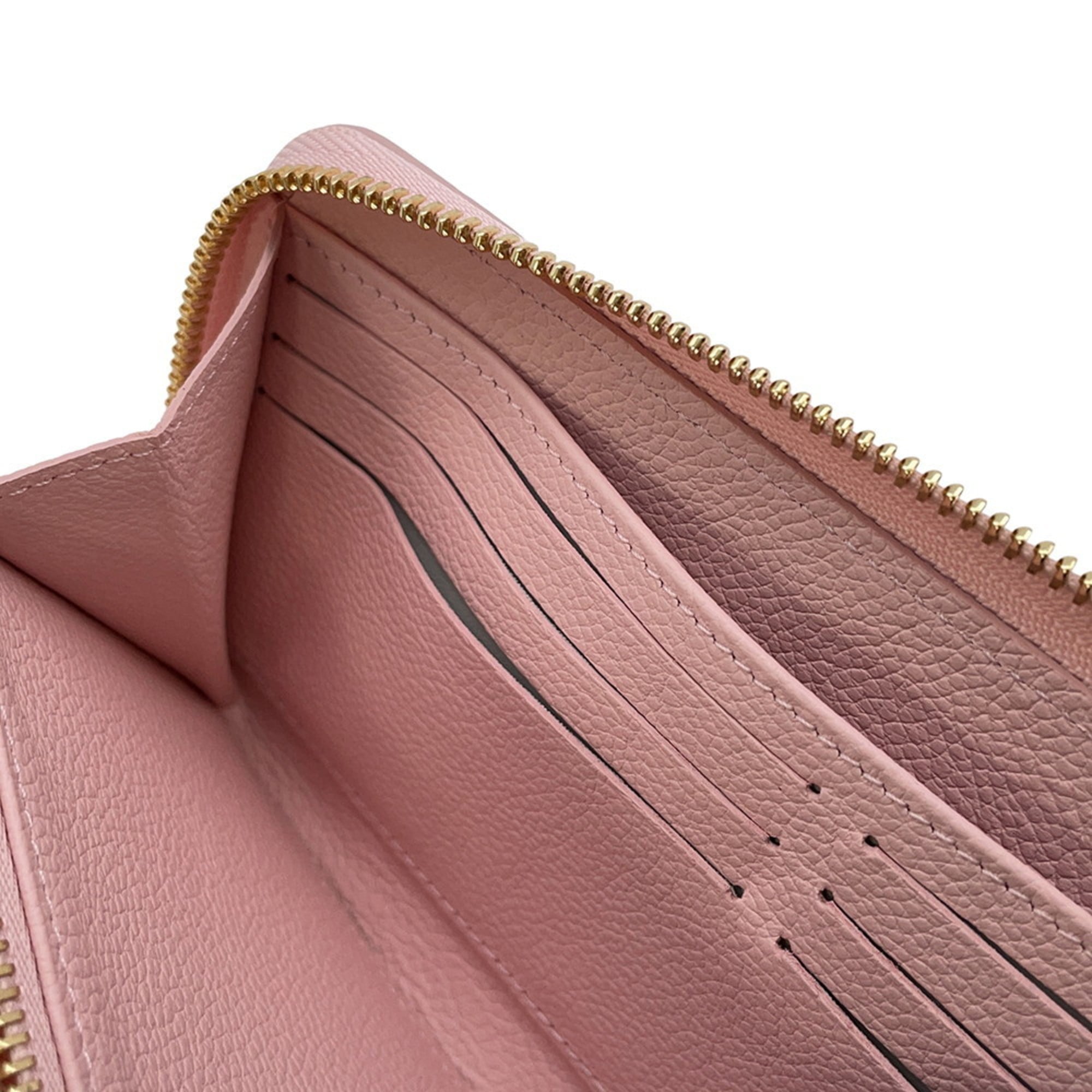 Louis Vuitton Monogram Empreinte Pink Monogram Empreinte Long Wallet (Bi-Fold) (Pre-Owned)