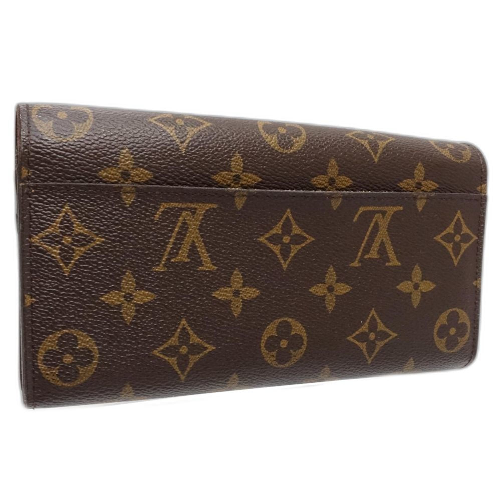 Louis Vuitton Monogram Brown Monogram Monogram Long Wallet (Bi-Fold) (Pre-Owned)