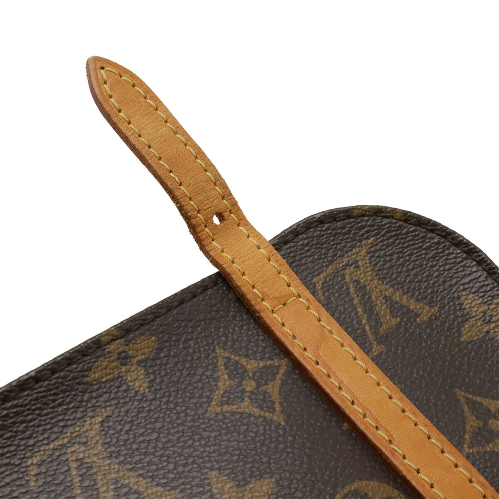 Louis Vuitton Brown Pvc Clutch Bag Fanny Pack Pochette Sling Bag (Pre-Owned)